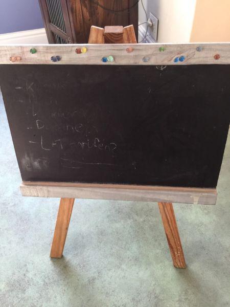 Kiddies chalk board