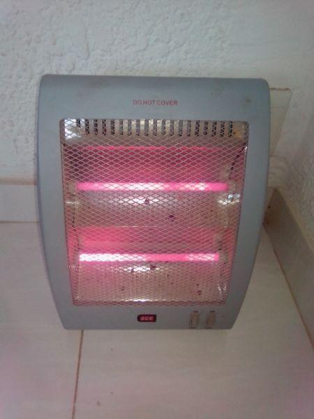 Electric heater halogen 2 bar. Warms up room fast