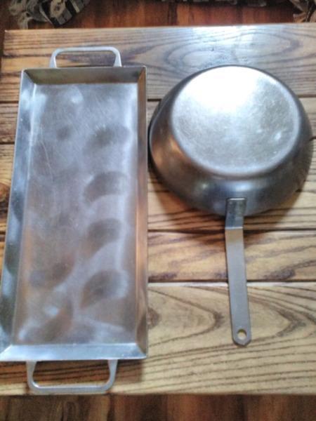 Stainless Steel Pan & Tray Set