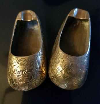 Brass shoes - ashtray - Vintage