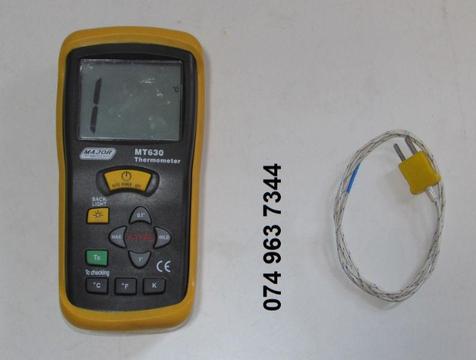 Major Tech MT630 K-Type Digital Thermometer, Single Input, -50ºC ~ 1300ºC