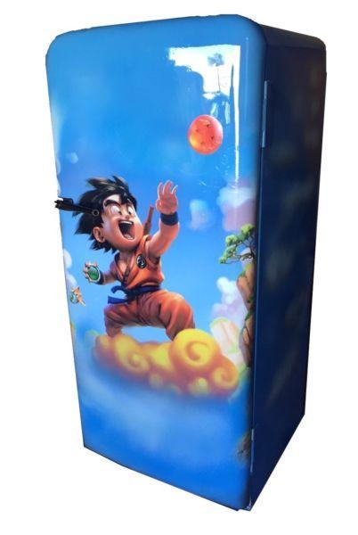 Vintage fridge Goku theme