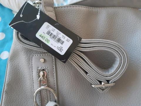 Ladies Grey Brand New Handbag