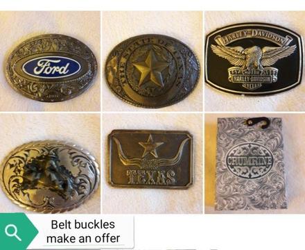 Belt Buckle Collection