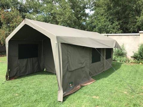 Tentco tent, Campmaster trailer and camping gear
