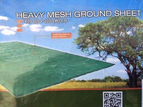 Camping Groundsheet Heavy mesh 4m x 3m