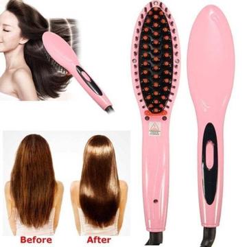 Automatic Electric Fast Hair Straightener Brush Comb Ironic Massager Tool Styler