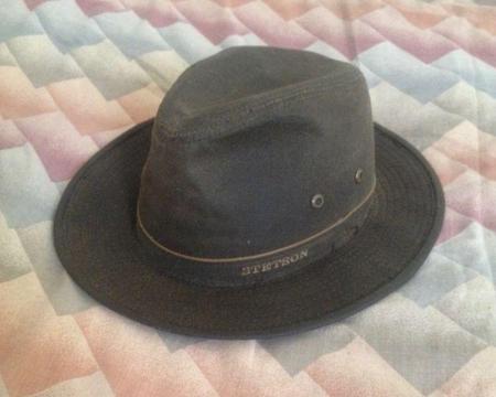 STETSON Distressed-Cotton Safari Hat