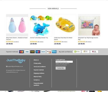 Just The Baby Dropshipping store