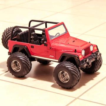 Jeep Wrangler Rubicon scale model