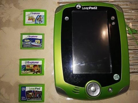 Leap pad with 4 games