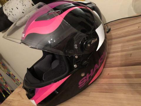 Ladies Pink Shark Helmet