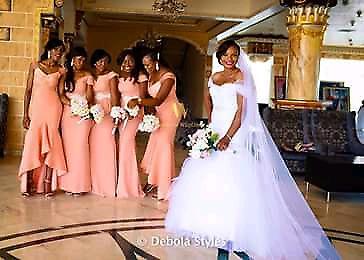 Bridesmaids dresses made to order