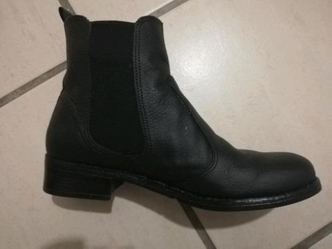 Genuine Leather Chelsea Boot