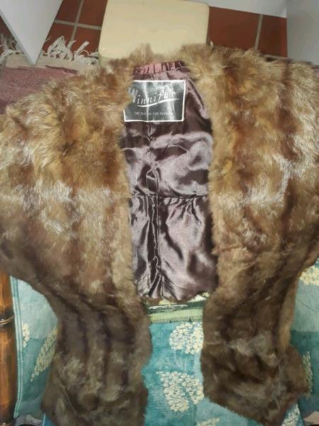Fur shawl