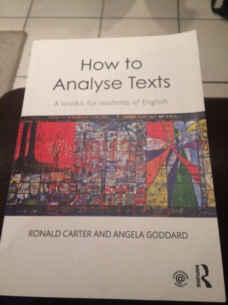 How to analyse text