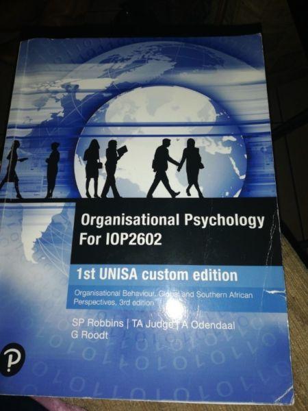 Organizational Psychology for IOP2602 1st UNISA Custom Edition