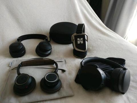3 Wireless and 1 Wired Headphone for Sale