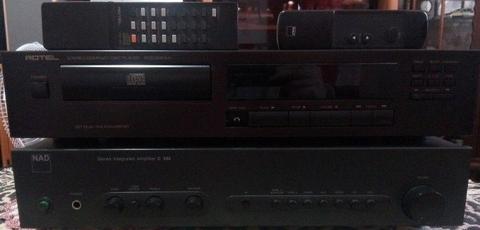 NAD C300 with Rotel CD Player