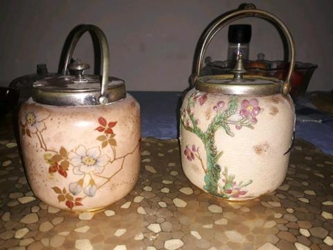 Pair of Doulton Ginger Jars