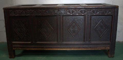 17th Century Oak Coffer - R8,750.00