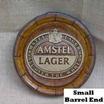 Amstel Premium Lager Gold Barrel Ends. Brand New Products