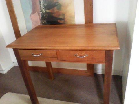 Beautiful 2 drawer rosewood writing table