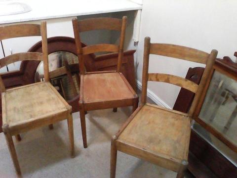 Cape Dutch Bent wood chairs