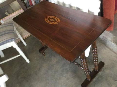 Antique superior barley twist table awesome Hey Judes revamp