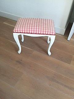 Stool with upholstered seat