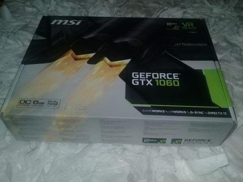 Selling MSI GTX1060 OC For R3800