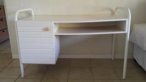 Desk 1.2mt width 75cm height. And matching Bedside cupboard W - 40cm, H-50cm R750.00
