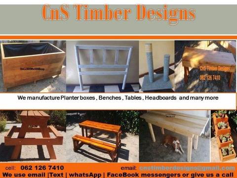 Custom made Pine indoor and outdoor furniture