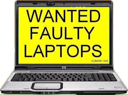 Broken laptops wanted for cash
