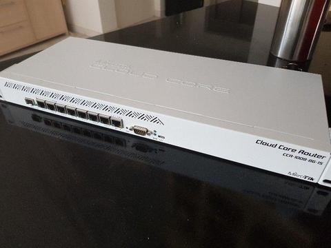 New MikroTiK CCR-1009-8G-1S Cloud Core Router