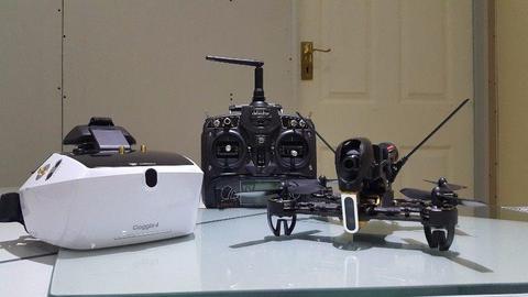 WALKERA F210 DRONE FOR SALE / WITH DEVO 7 REMOTE CONTROL AND !!! FREE !!! GOGGLE 4 FPV HEADSET