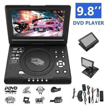 Portable DVD Player Rechargeable 270 Degree Rotating Screen Digital Multimedia Player