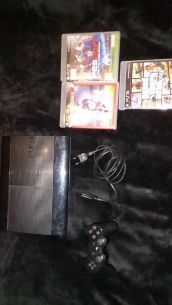 Ps3 for sale plus games(includes fifa 18 pre-installed)