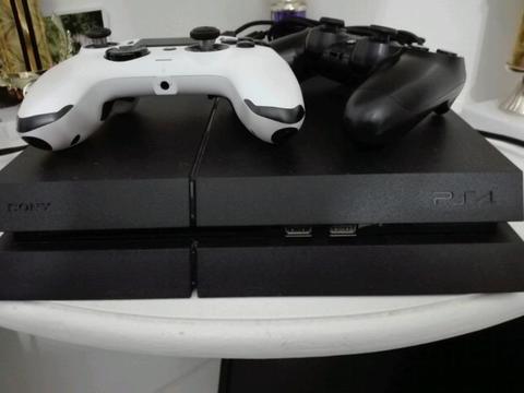 Ps4 1 TB, 2 controllers +games