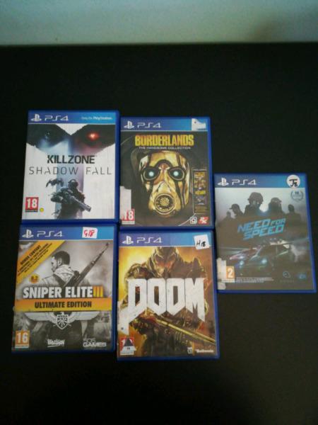 PS4 Games For sale