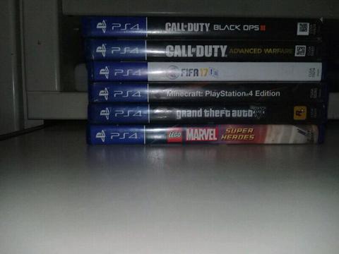 6 PS4 GAMES