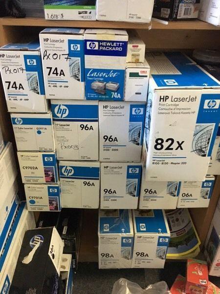 VARIOUS HP AND LEXMARK TONER TO CLEAR