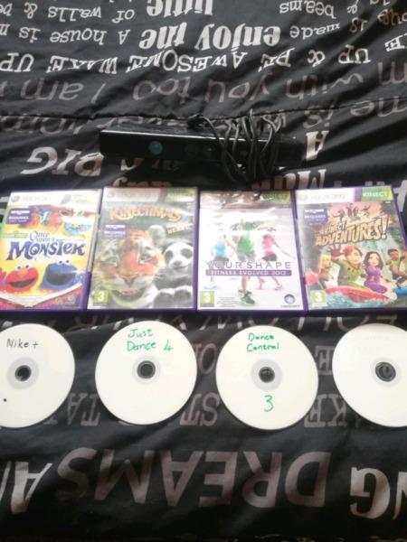 Xbox kinect with games to swap or sell