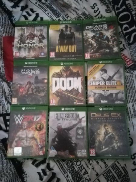xbox one GAMES TO SWOP
