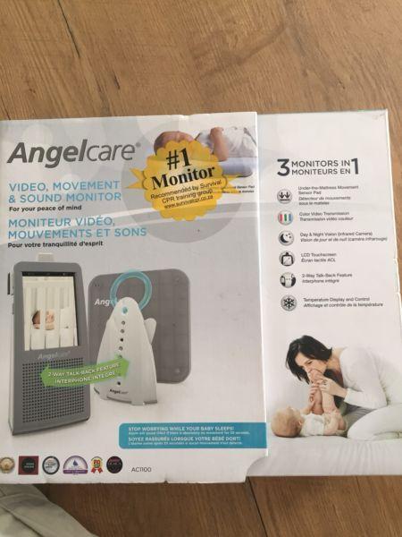 Angelcare video, movement and sound baby monitor