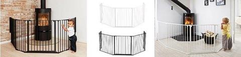 Baby safety gate and panels around 5.7m in length