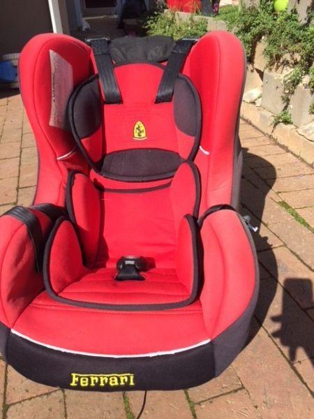 Red Ferrari Baby Car Seat