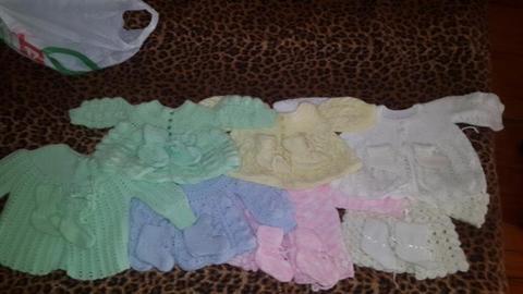 Girl baby knitted dresses for sale