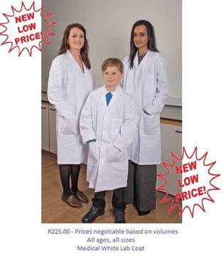 White Lab Coats for Kids, Kiddies White Lab Coats, Doctor Coats, Medical Lab Coat, Overalls, Apron