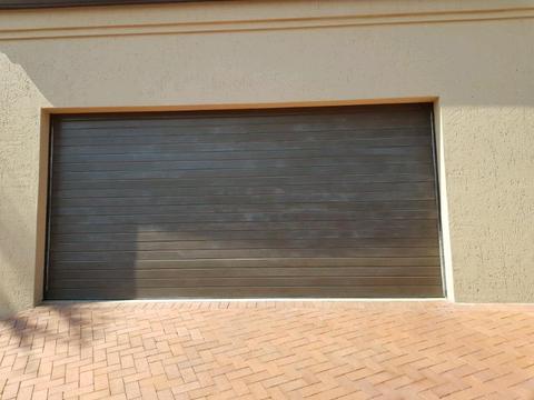 Coroma extra high steel garage door with opener